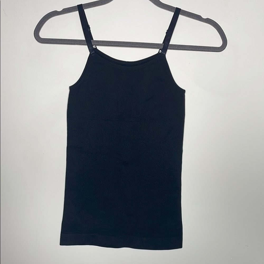Shapermint Black Fitted Camisole Top